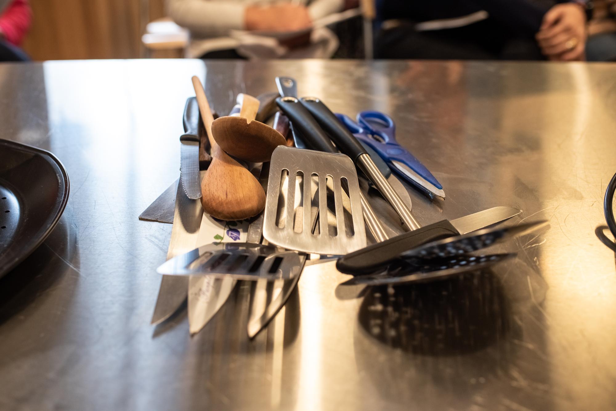 Workshop tools and plated sample